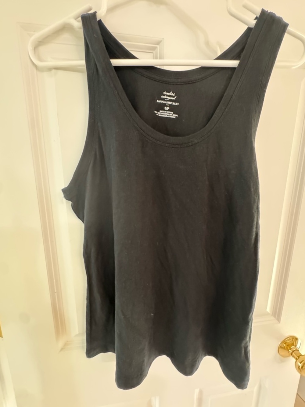 Banana Republic Black Scoop Neck Tank Top